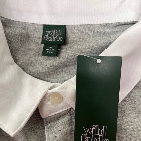 WILD Fable-Unisex-Long Sleeve Rugby Polo
Style Shirt - Picture 8 of 11